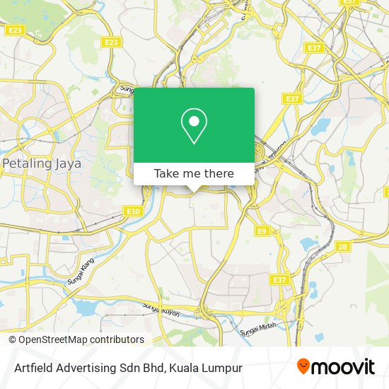 Artfield Advertising Sdn Bhd map