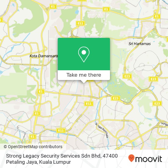 Strong Legacy Security Services Sdn Bhd, 47400 Petaling Jaya map