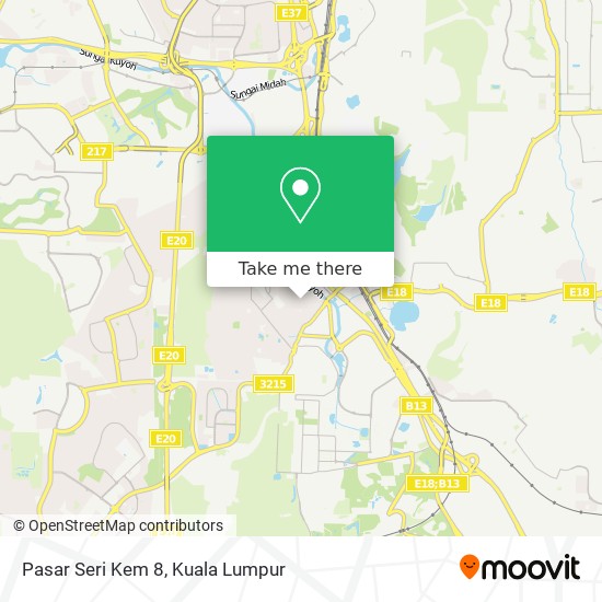 Pasar Seri Kem 8 map