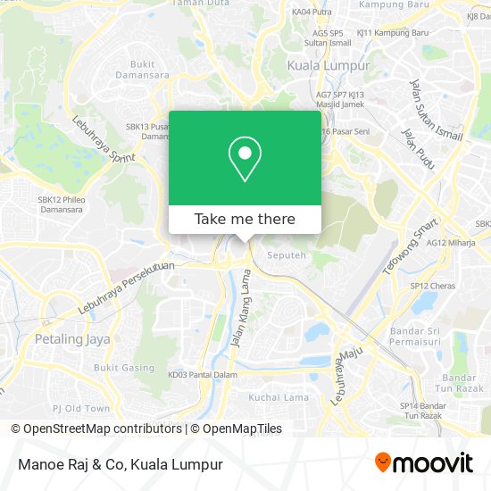 Manoe Raj & Co map