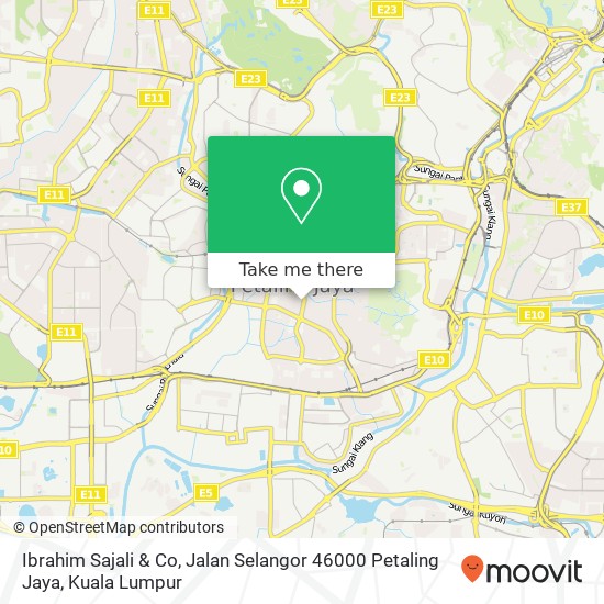 Ibrahim Sajali & Co, Jalan Selangor 46000 Petaling Jaya map