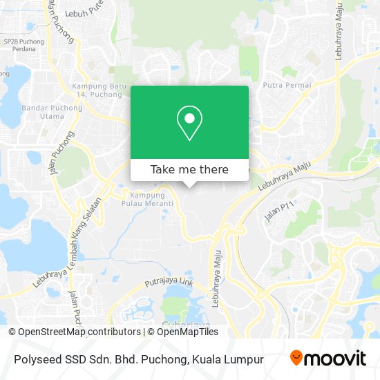 Polyseed SSD Sdn. Bhd. Puchong map