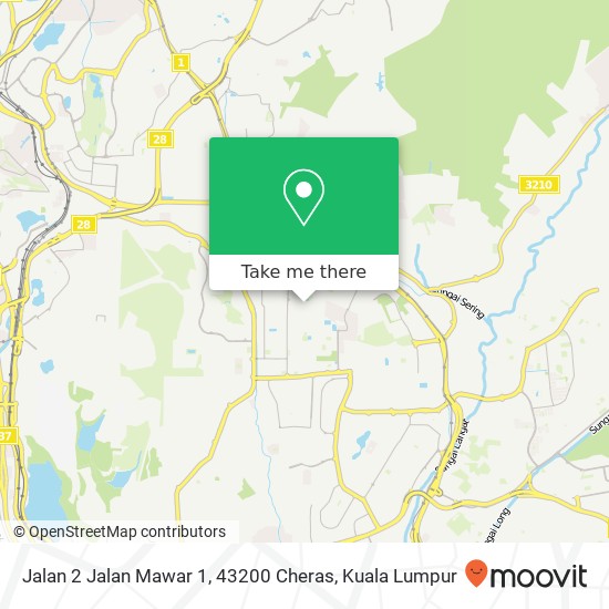 Jalan 2 Jalan Mawar 1, 43200 Cheras map