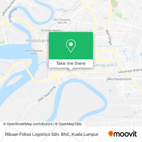 Ribuan Fokus Logistics Sdn. Bhd. map