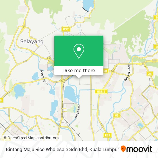 Peta Bintang Maju Rice Wholesale Sdn Bhd