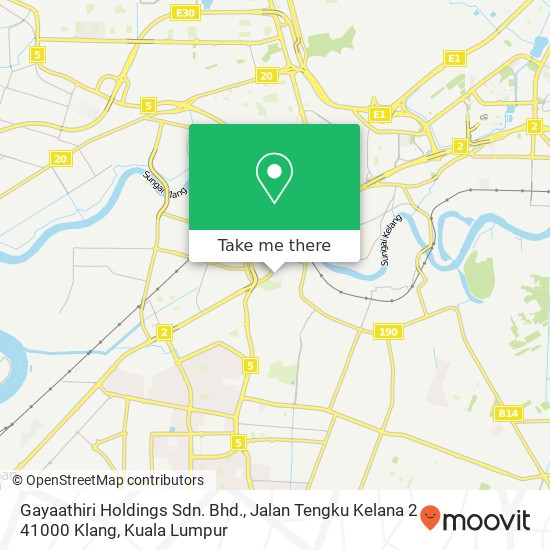 Gayaathiri Holdings Sdn. Bhd., Jalan Tengku Kelana 2 41000 Klang map