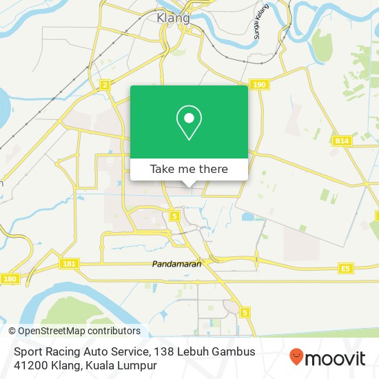 Sport Racing Auto Service, 138 Lebuh Gambus 41200 Klang map