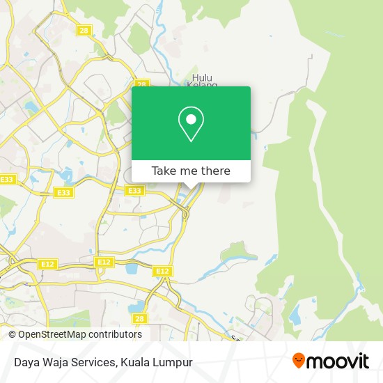 Daya Waja Services map