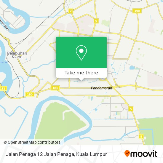 Peta Jalan Penaga 12 Jalan Penaga