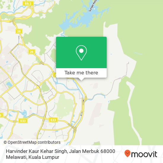 Harvinder Kaur Kehar Singh, Jalan Merbuk 68000 Melawati map