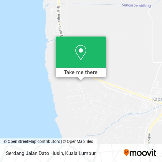 Serdang Jalan Dato Husin map