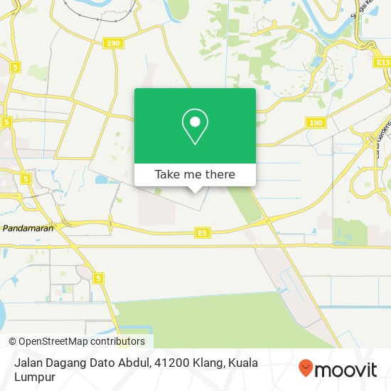 Jalan Dagang Dato Abdul, 41200 Klang map