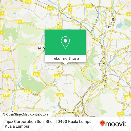 Tijaz Corporation Sdn. Bhd., 50490 Kuala Lumpur map