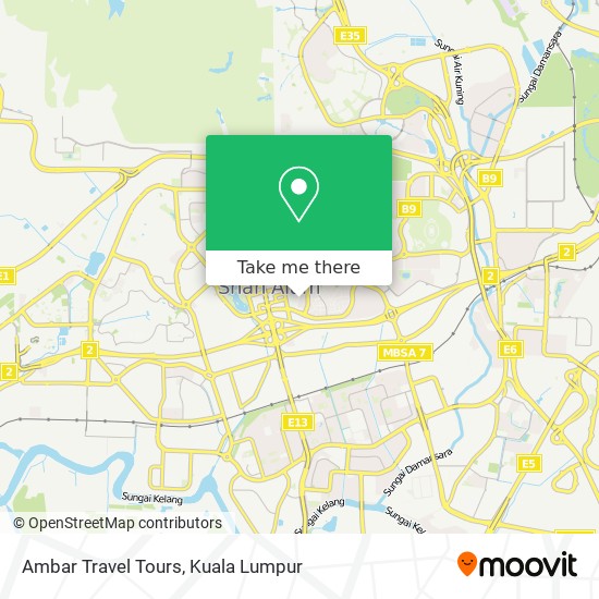 Ambar Travel Tours map