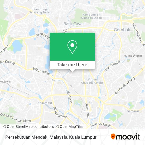 Persekutuan Mendaki Malaysia map