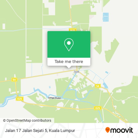 Jalan 17 Jalan Sejati 5 map