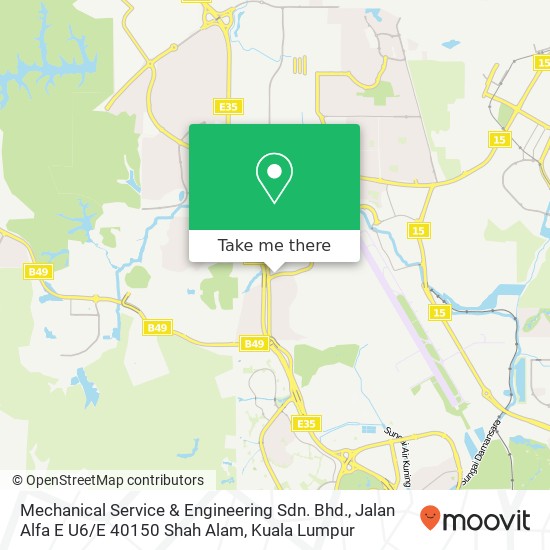 Peta Mechanical Service & Engineering Sdn. Bhd., Jalan Alfa E U6 / E 40150 Shah Alam