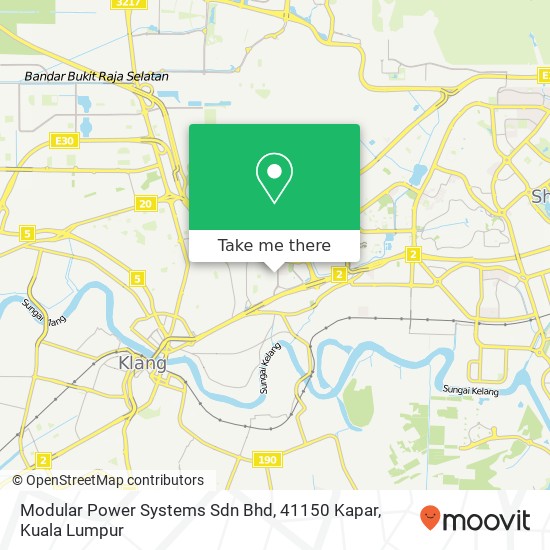 Modular Power Systems Sdn Bhd, 41150 Kapar map