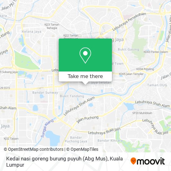 Kedai nasi goreng burung puyuh (Abg Mus) map