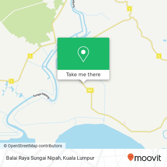 Balai Raya Sungai Nipah map