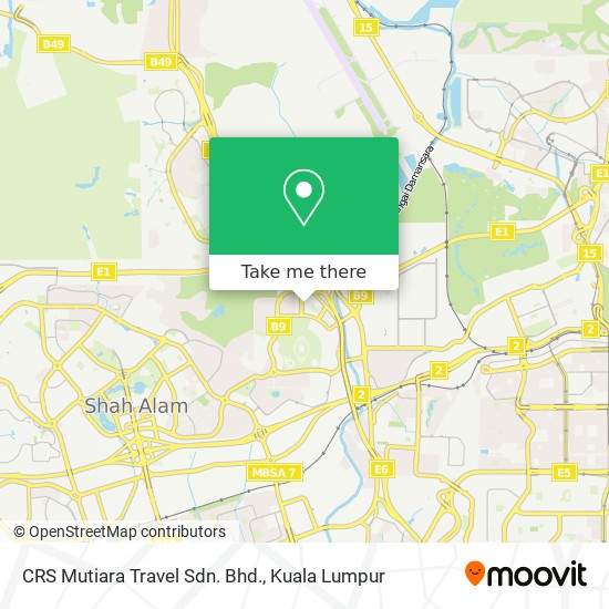 CRS Mutiara Travel Sdn. Bhd. map
