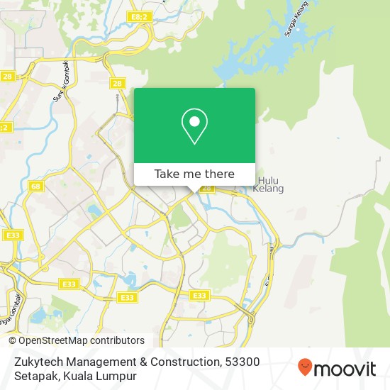 Zukytech Management & Construction, 53300 Setapak map