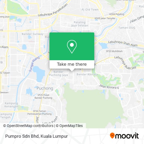 Pumpro Sdn Bhd map