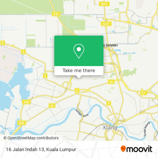 16 Jalan Indah 13 map