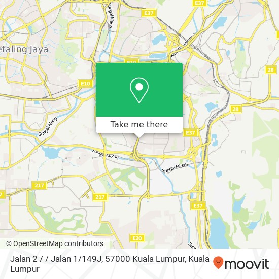 Peta Jalan 2 / / Jalan 1 / 149J, 57000 Kuala Lumpur