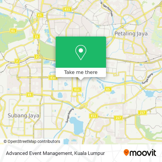 Advanced Event Management map