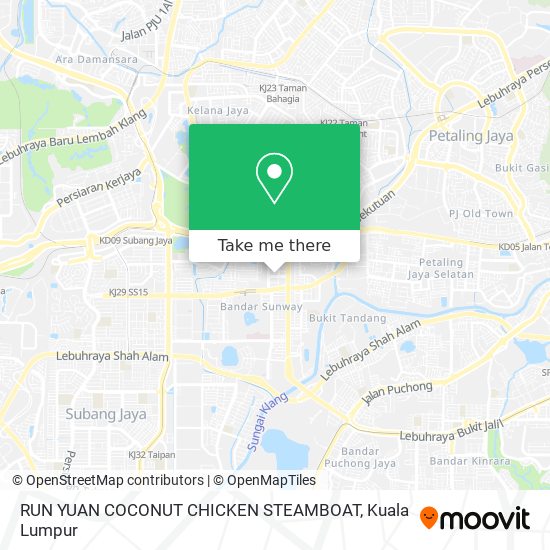Peta RUN YUAN COCONUT CHICKEN STEAMBOAT