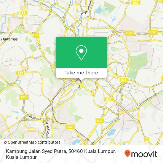 Kampung Jalan Syed Putra, 50460 Kuala Lumpur map