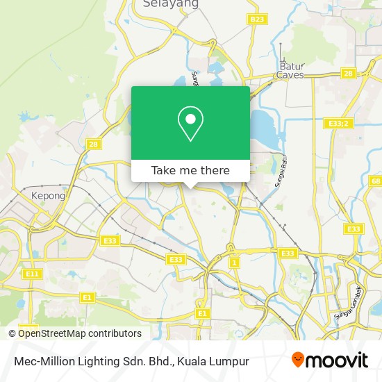 Mec-Million Lighting Sdn. Bhd. map