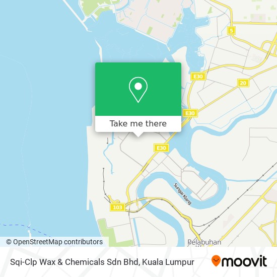 Sqi-Clp Wax & Chemicals Sdn Bhd map