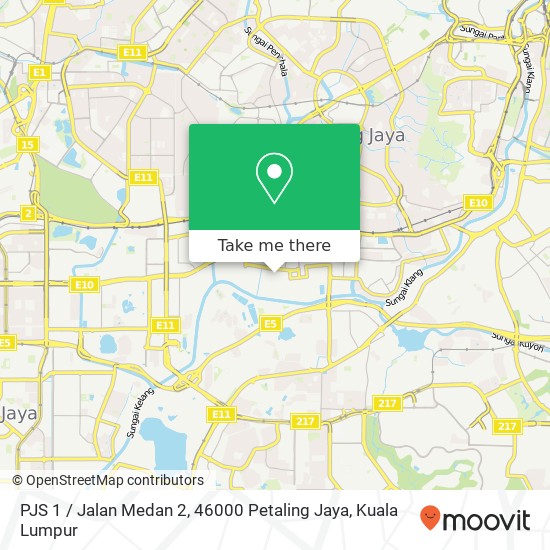 Peta PJS 1 / Jalan Medan 2, 46000 Petaling Jaya