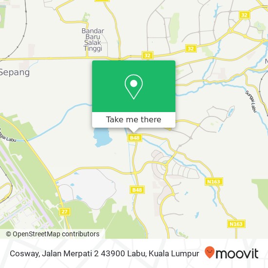 Cosway, Jalan Merpati 2 43900 Labu map