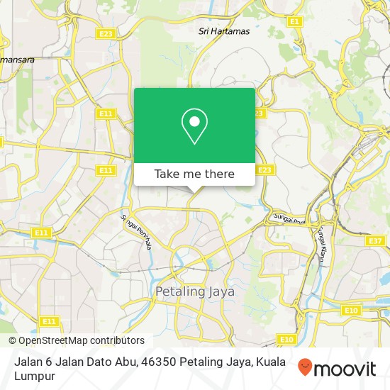 Jalan 6 Jalan Dato Abu, 46350 Petaling Jaya map