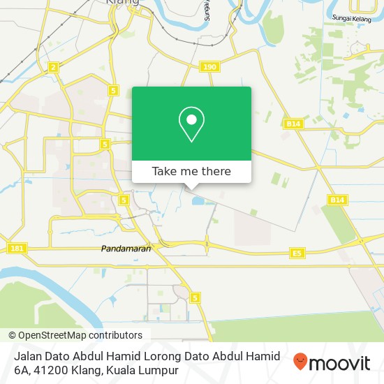 Jalan Dato Abdul Hamid Lorong Dato Abdul Hamid 6A, 41200 Klang map