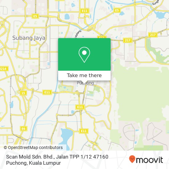 Peta Scan Mold Sdn. Bhd., Jalan TPP 1 / 12 47160 Puchong