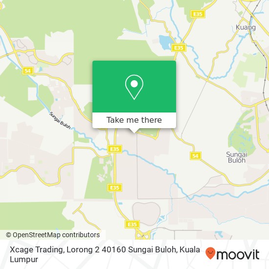 Xcage Trading, Lorong 2 40160 Sungai Buloh map
