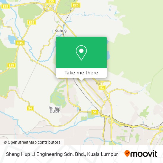 Sheng Hup Li Engineering Sdn. Bhd. map