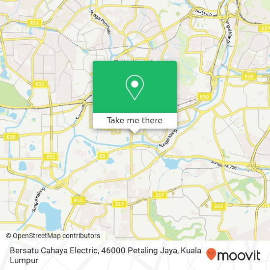 Bersatu Cahaya Electric, 46000 Petaling Jaya map