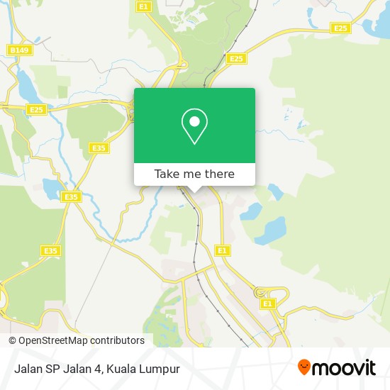 Jalan SP Jalan 4 map