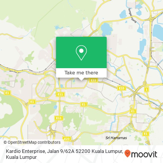 Kardio Enterprise, Jalan 9 / 62A 52200 Kuala Lumpur map