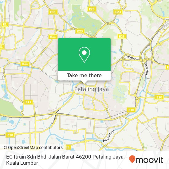 EC Itrain Sdn Bhd, Jalan Barat 46200 Petaling Jaya map