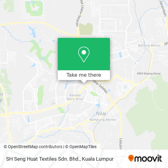 SH Seng Huat Textiles Sdn. Bhd. map