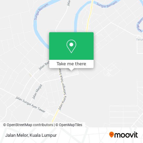 Jalan Melor map