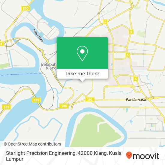 Starlight Precision Engineering, 42000 Klang map