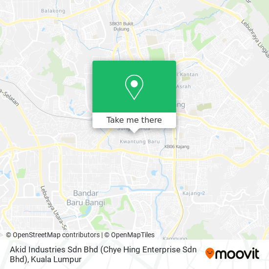 Akid Industries Sdn Bhd (Chye Hing Enterprise Sdn Bhd) map
