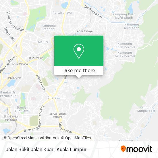 Jalan Bukit Jalan Kuari map